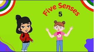 The Five Senses A Fun Guide for Kids Preschool Education [upl. by Oiromed]