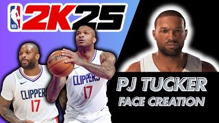 🏆BEST PJ TUCKER FACE CREATION NBA 2K25🏆 [upl. by Abbub]