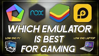 Memu vs Ld player vs Nox player vs BlueStacks 5 Which is best for Gaming in Low end Pc 2023 latest [upl. by Cram420]