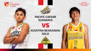 LIVE PACIFIC CAESAR SURABAYA VS KESATRIA BENGAWAN SOLO  IBL OASIS ALL INDONESIAN [upl. by Ehtyde85]