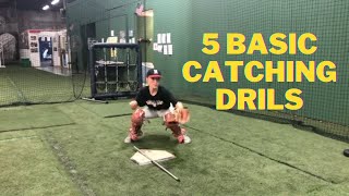 5 Basic Catcher Drills for beginners to improve as a catcher [upl. by Remsen]