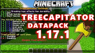 TreeCapitator DataPack 1171 for Minecraft Spotlight  Installation Gameplay [upl. by Nnalatsyrc444]