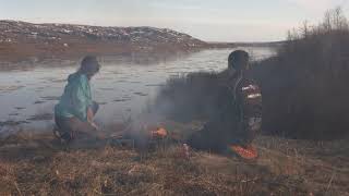 Vårløsning og isgang i Tanaelva [upl. by Wilhide]