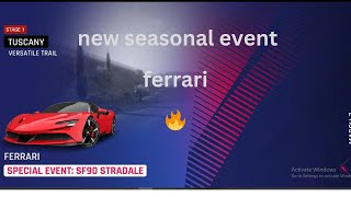 new seasonal event ferrari Sf90 stradale🔥 [upl. by Atiuqehc]