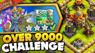 Easily 3 Star Its Over 9000 Challenge  Clash of Clans [upl. by Akedijn]