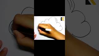 How To Draw Cloud With Storm And Thunder Easily storm thunderstorm cloud drawingtutorialdrawing [upl. by Ynnaj]