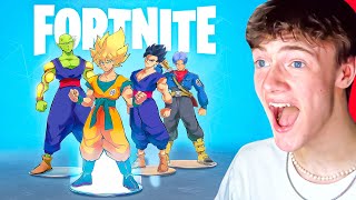 DRAGON BALL Z x FORTNITE [upl. by Feinstein]