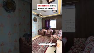 FOR SALE 1 BHK 😍 AT Kondhwa Pune  540 Sqft  SemiFurnished 📞8600660660 shorts [upl. by Duahsar920]