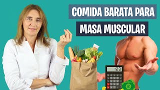 ALIMENTOS BARATOS para AUMENTAR MASA MUSCULAR  Dieta para aumentar músculo  Nutrición deportiva [upl. by Nothgiel]