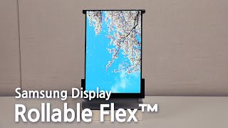 SID 2023 Rollable Flex™ Samsung Display 롤러블 플렉스 OLED [upl. by Pate]