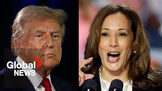 US election 2024 Harris seen as debate winner widens lead over Trump in polls [upl. by Golter]