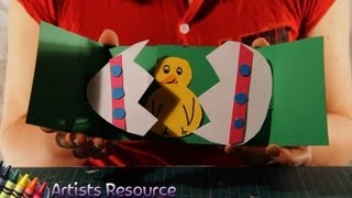 How to Make an Easter PopUp Card [upl. by Merc]