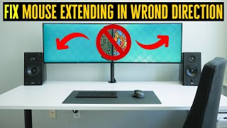 How to Setup 2 Monitors so the Mouse Extends Correctly from left to right  Windows 10 [upl. by Lerej]