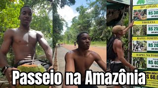 Flavinho e Alex se divertiram bastante durante um passeio de bike na Amazônia [upl. by Ressan]