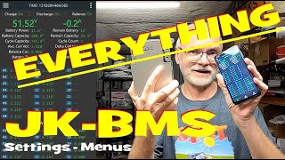 JKBMS all settings and menus explained How to program and set parameters [upl. by Octavia543]