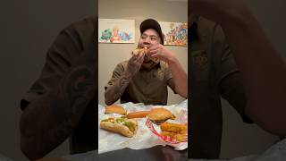 Wienerschnitzel Mukbang fyp explore mukbang food hotdog [upl. by Genni]