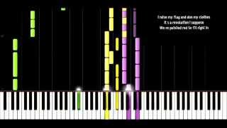 quotRadioactivequot Imagine Dragons  Synthesia Instrumental [upl. by Uzzi]