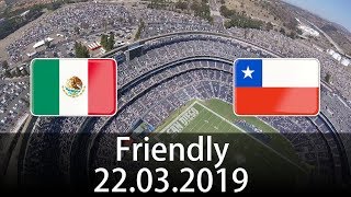 Mexico vs Chile  International Friendly  PES 2019 [upl. by Atteynod644]