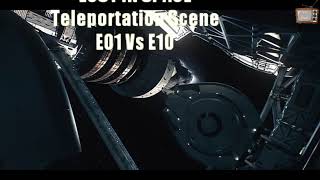 LOST IN SPACE 2018  TELEPORTATION SCENE E01 Vs E10 [upl. by Ainessey411]