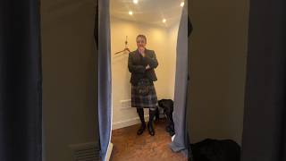 A kilt fitting at MacGregor and MacDuff in Glasgow Scotland kilts tartan kilt scotland fyp [upl. by Aidroc]