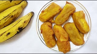 ഗോതമ്പു പഴം പൊരി  Wheat Pazham Pori Recipe  Kerala Style Banana fritters wheat flour pazham pori [upl. by Nodnek244]