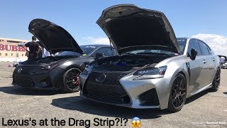 Lexus RCF Drag Strip Day [upl. by Gerfen]