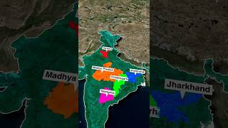 The 5 Most Surprising States in India You Must Know geography facts indiamap [upl. by Dosi]