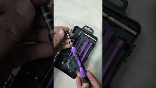 Light Purple  115 in 1 Precision Magnetic Screwdriver Set [upl. by Acinehs]