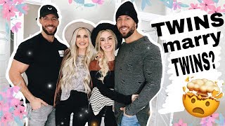 Twins married twins  Then had triplets  Gemma and Jade Mukbang  SNOW DAY [upl. by Mayap]