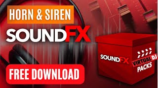 SIREN amp HORN Dj Sound effects  free to download [upl. by Wilen]