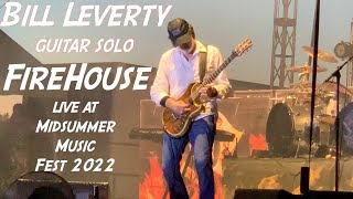 FireHouse Bill Leverty guitar solo at MIdsummer Music Fest 2022 [upl. by Anaxor]