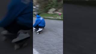 TECHNICAL downhill skate shorts skate switzerland crazy fast drift skating skateboarding [upl. by Niliram472]