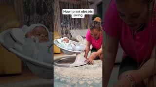 CANT GET YOUR BABY TO SLEEP DISCOVER THIS COMFORTABLE ELECTRIC SWING parentingtime parentingtip [upl. by Bertrando]