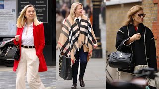 Luxury Winter Street Style in London How Women Dress Elegantly for Christmas [upl. by Yrolg]