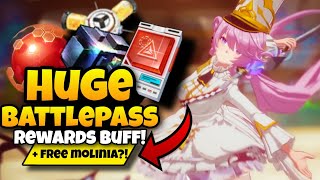 FINALLY MOLINIA  BETTER RED NUCLEUS REWARDS BUFF Tower of Fantasy [upl. by Aylatan631]