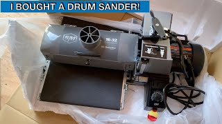 I Bought a Drum Sander Unboxing and Setting up my Supermax 1632 [upl. by Rodolphe]