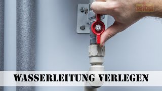 Wasserleitungen verlegen [upl. by Rodd904]