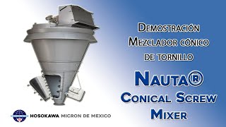 Demostración del mezclador cónico de tornillo Nauta® [upl. by Arahd]