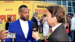 Marlon Wayans on Playing Six Characters in Sextuplets  Celebrity Page [upl. by Annekim641]