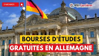 ÉTUDIER GRATUITEMENT EN ALLEMAGNE EN 2024  VOICI COMMENT FAIRE  africarrières boursesenallemagne [upl. by Essyla]