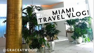 Miami Travel Vlog Two Nights in South Beach  Grace Atwood The Stripe [upl. by Wessling]