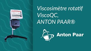 Viscosimètre rotatif ViscoQC ANTON PAAR® [upl. by Tal]