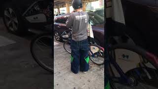 JNCO kid on a Citibike🤣 [upl. by Wakerly]