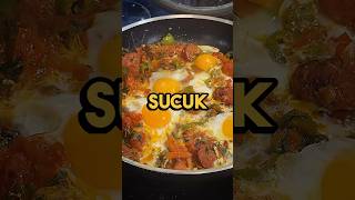 So macht man perfekte Eier mit Sucuk 🇹🇷🇦🇫 menemen sucuk food viral [upl. by Hsemar]