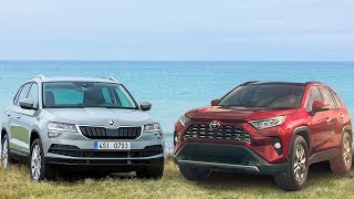 2019 Toyota RAV4 vs 2018 Skoda Karoq [upl. by Ledif]