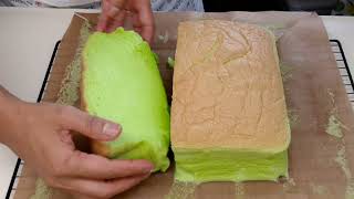 How to make super moist Pandan Chiffon Cake [upl. by Kern]