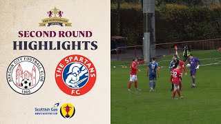 Brechin City 12 Spartans  Scottish Gas Scottish Cup Second Round Highlights [upl. by Naor865]