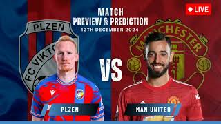 Viktoria Plzen VS Manchester United  Uefa Europa League Match Prediction [upl. by Blight]