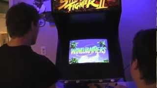 Wind Jammers MAME Arcade Cabinet [upl. by Gilburt]