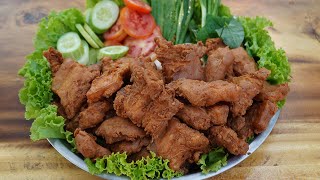 Quick and Easy Crispy Pork Belly Recipe  Kdeb Cooking [upl. by Dnaltiak]